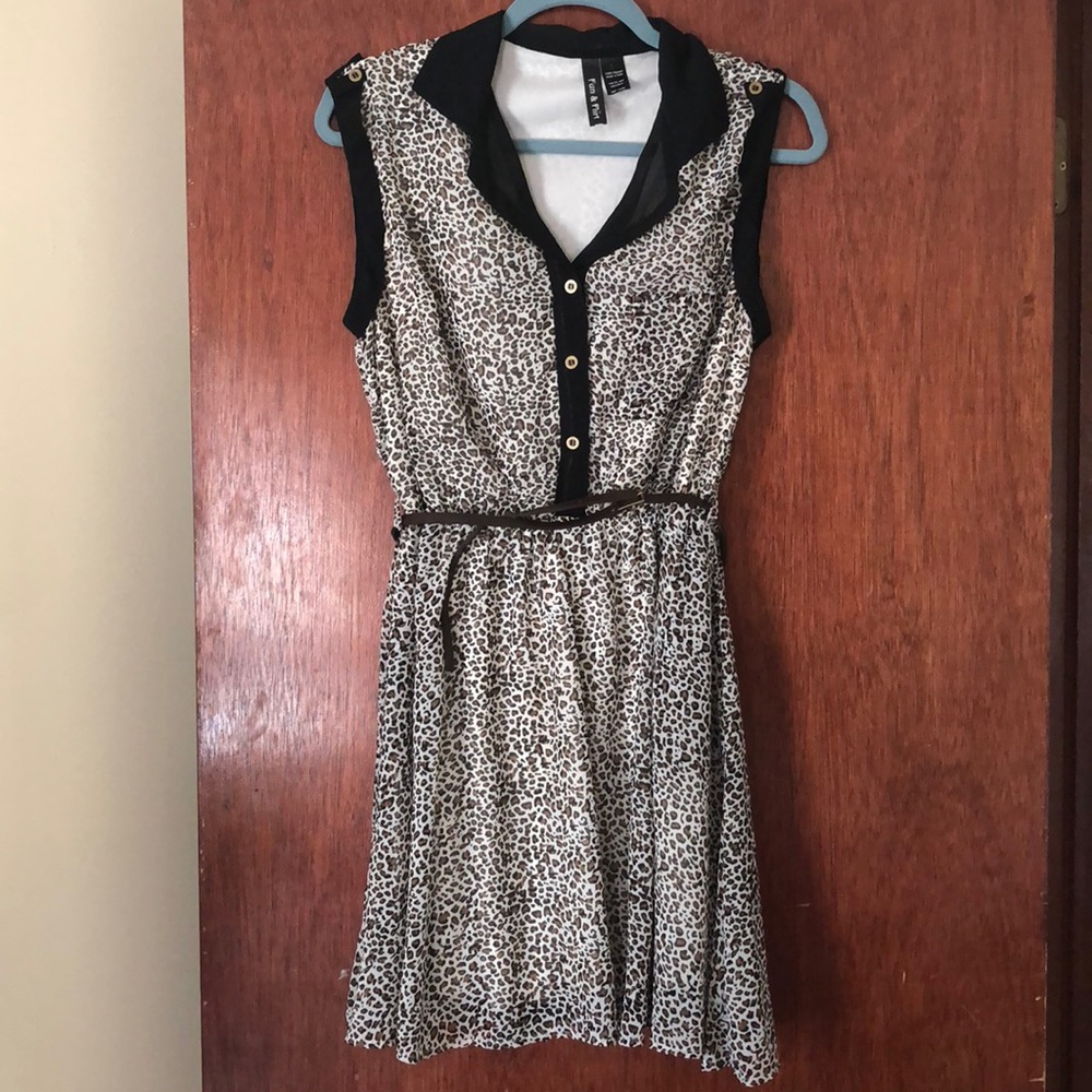 Leopard print dress